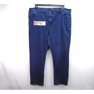 Sonoma Life + Style Jeans Women's Size 20W Slim Straight Leg Med Wash